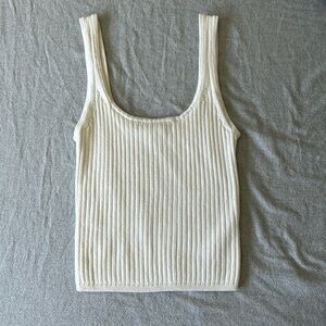 Wilfred cropped knit tank
